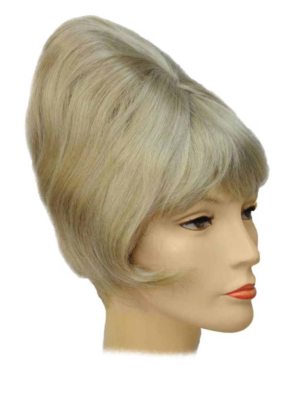NWT Blonde 50s Style Beehive Spit Curl Wig Cosplay Dress Up Halloween Party OS